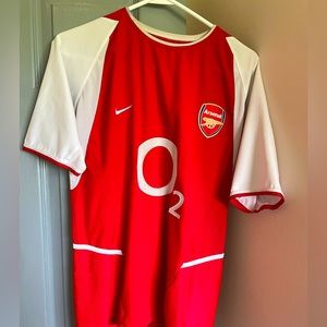 Arsenal jersey size adult small